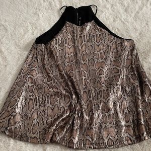 Zara sequin top
